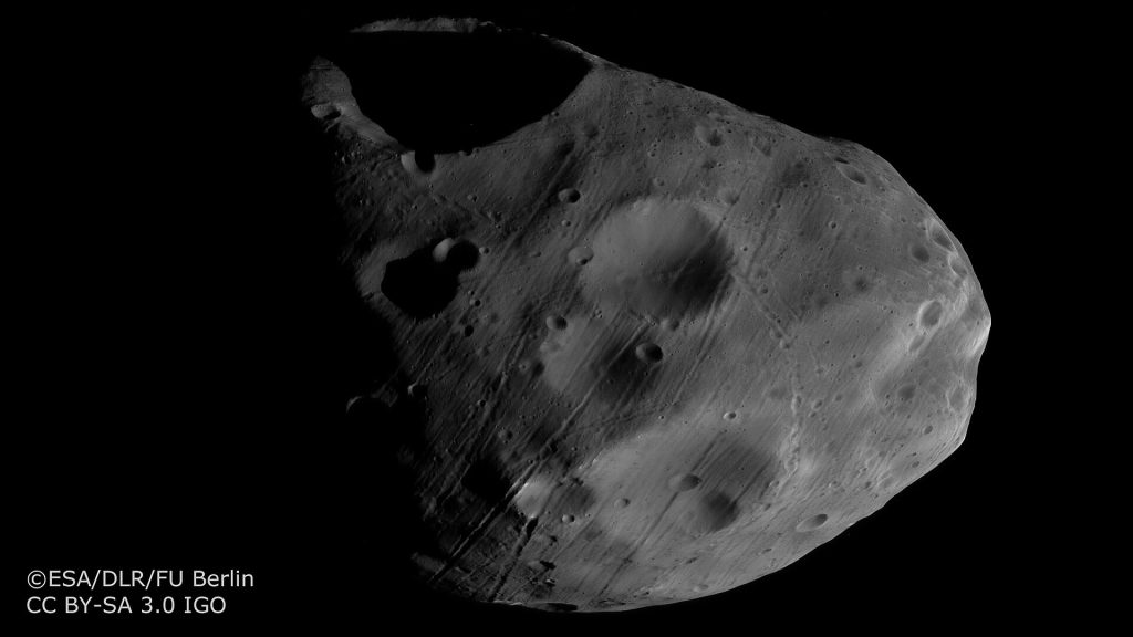 Phobos surface ESA