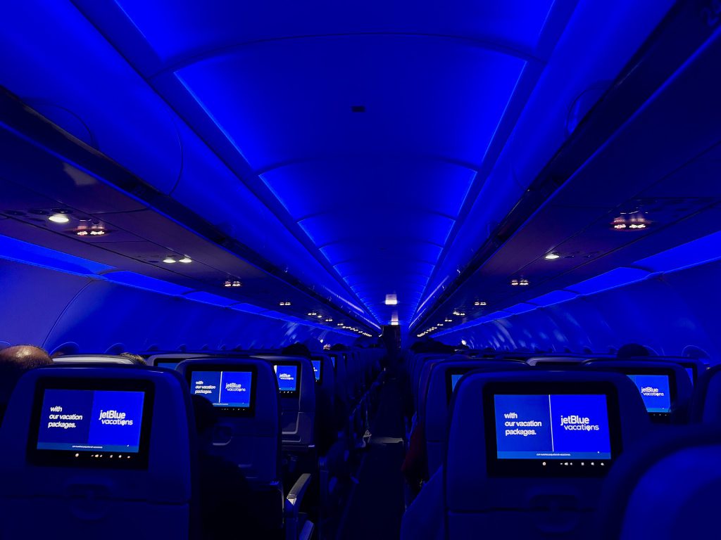 JetBlue Airways aircraft cabin