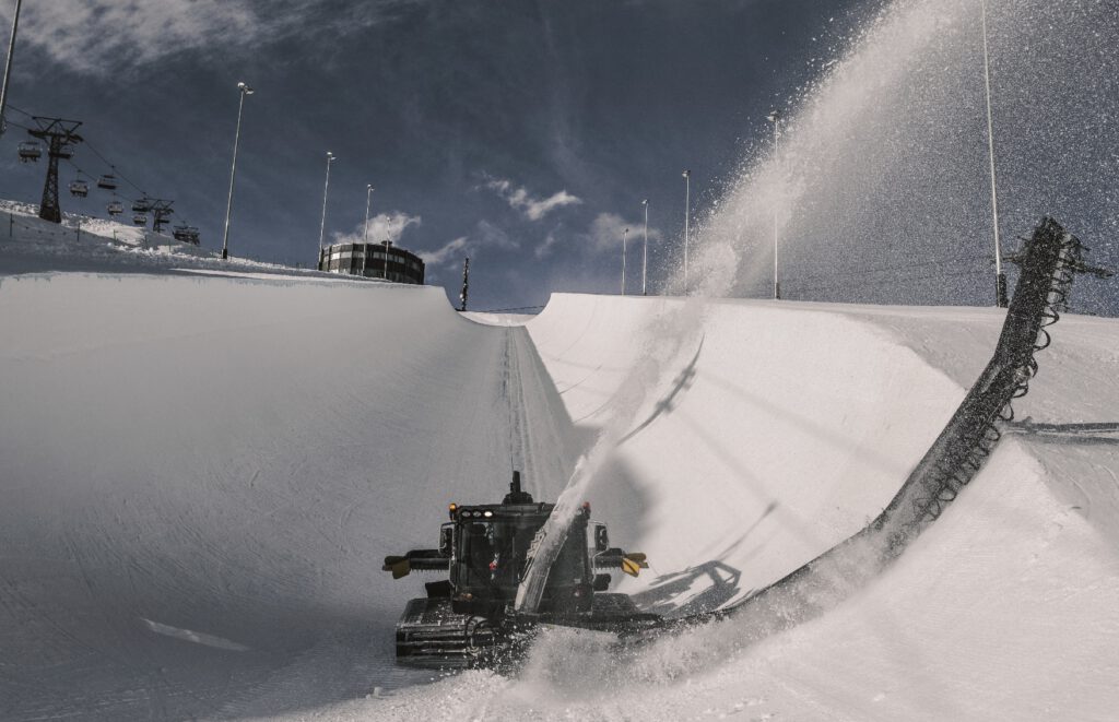 Laax Ski Resort Targets Carbon Neutrality by 2030 1 LAAX 1516 Pipe Monster by Philipp Ruggli