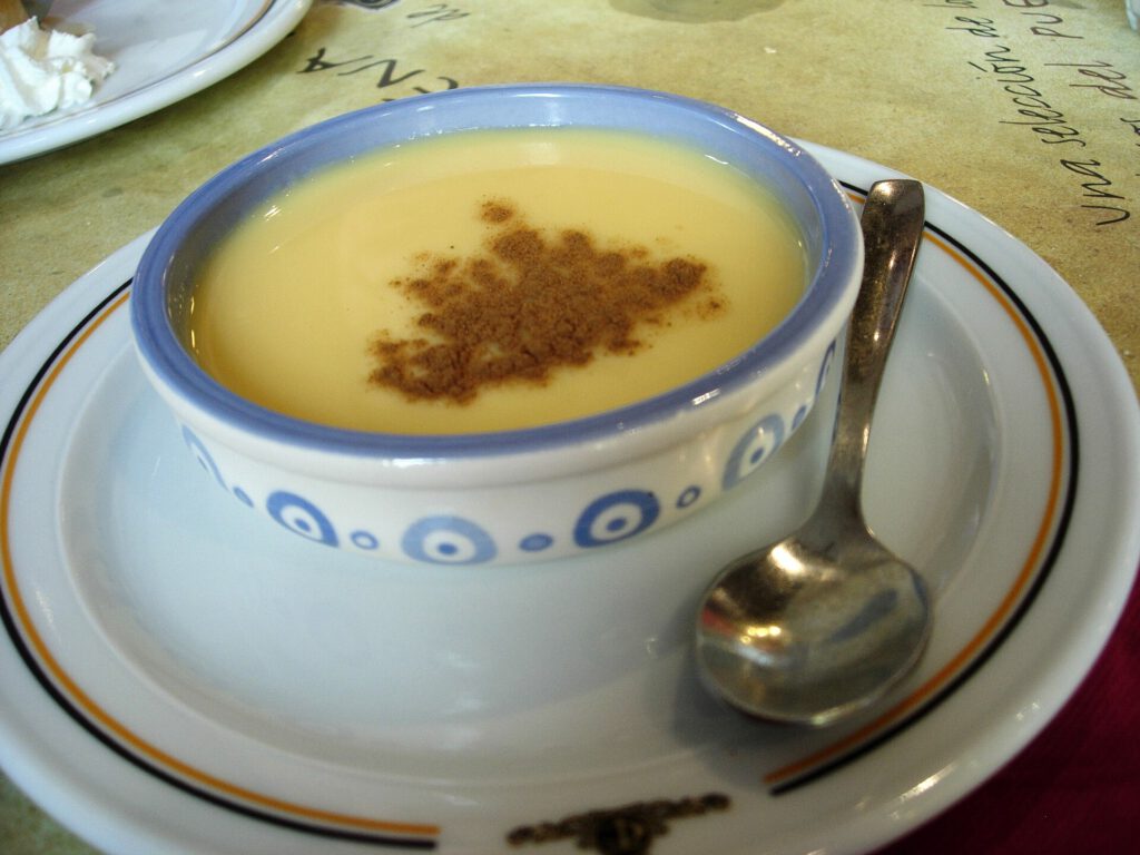 How to Use Leftover Custard in a Zero-Waste Apple and Blackberry Fool 2 Bowl of natillas at Madrid