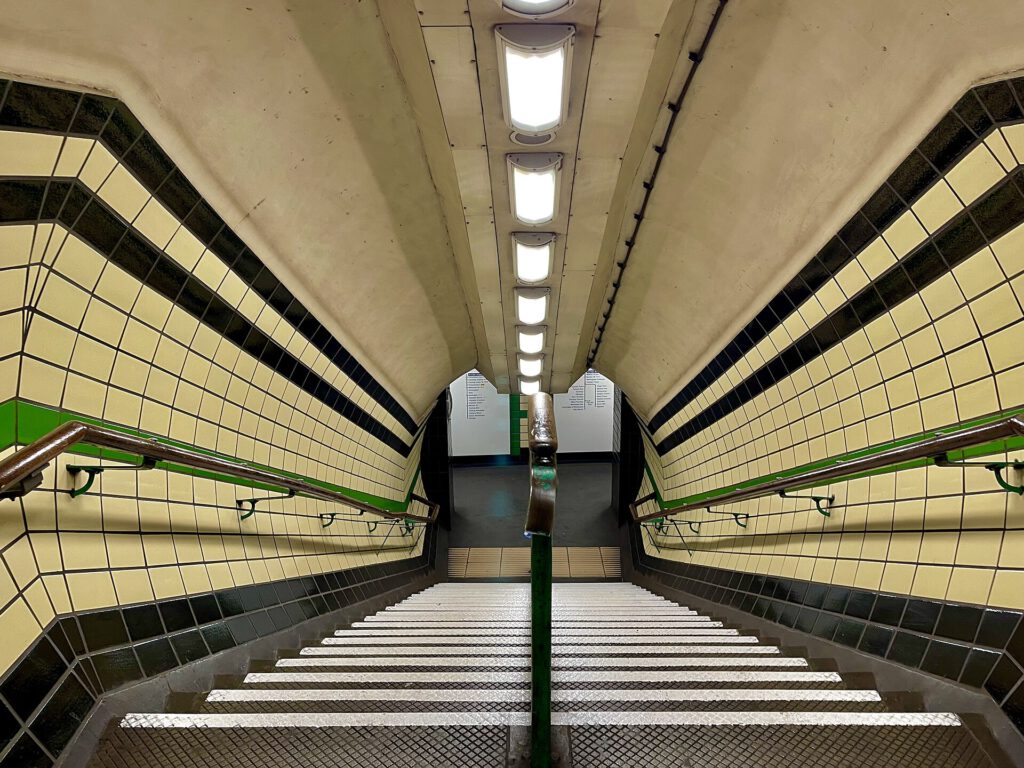 How a London Tube Incident Changed a Woman's Life 1 Goodge Street Stairs to Platform level