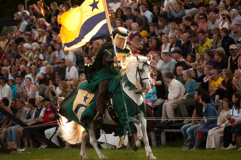 Medievalcore: Why Youth Culture Is Embracing the Middle Ages 1 Jousting during the Medieval Week in Visby in