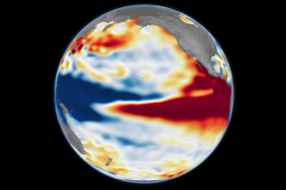 NASA Satellite Maps Global Fall Foliage Shifts 2 A 35-year satellite altimetry record lets scientists hold this year's El Niño up against its strongest predecessors.
