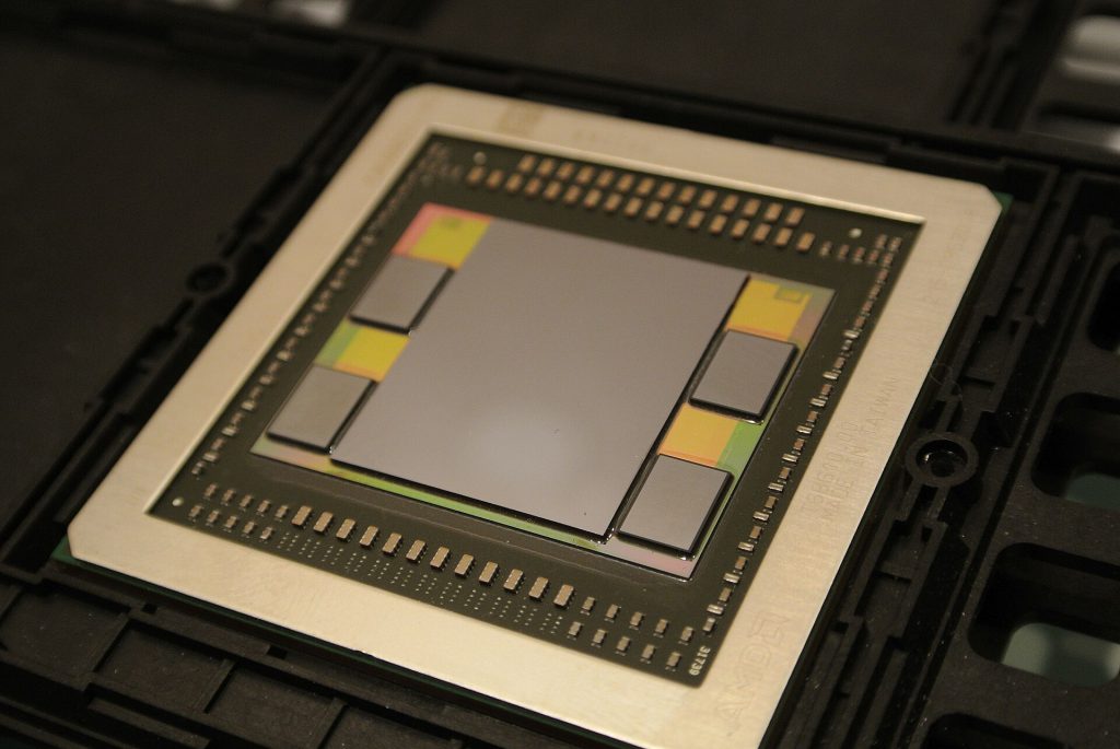 Nvidia Halts RTX 5090 Production for AI Chips 1 AMD Fiji GPU package with GPU, HBM memory and interposer