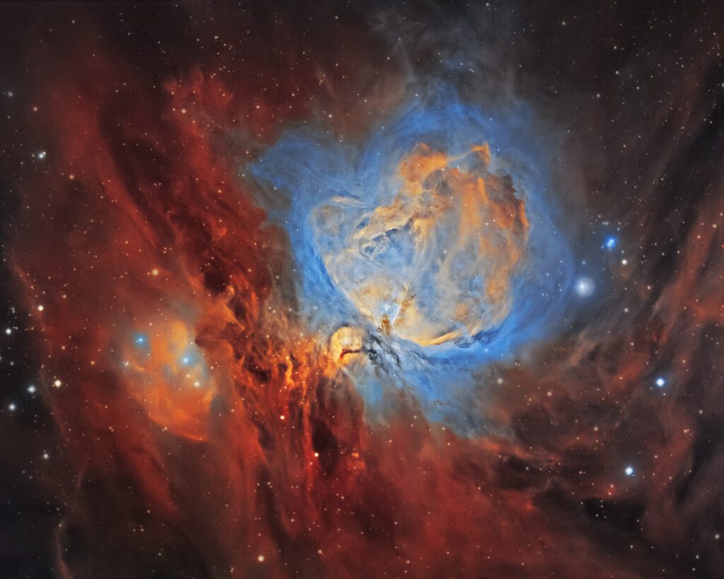 Orion Nebula M42 Featured as Star-Birth Region 2 The Great Orion Nebula in Narrowband
