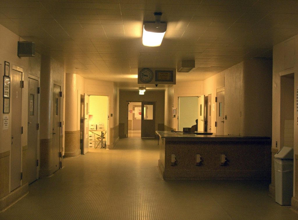 Hallway old hospital LAC+USC