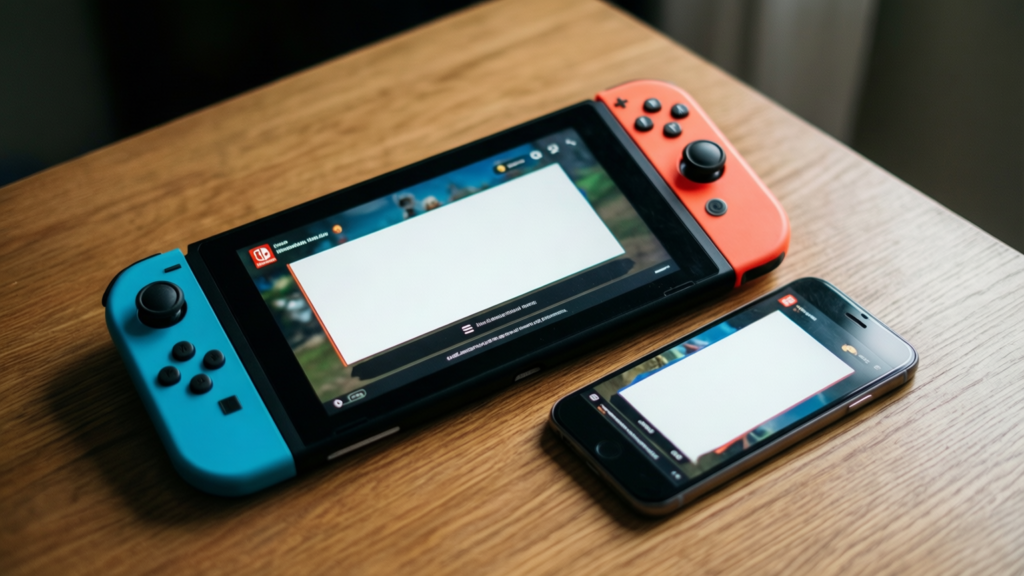 Pokemon Unite game interface on a Nintendo Switch console