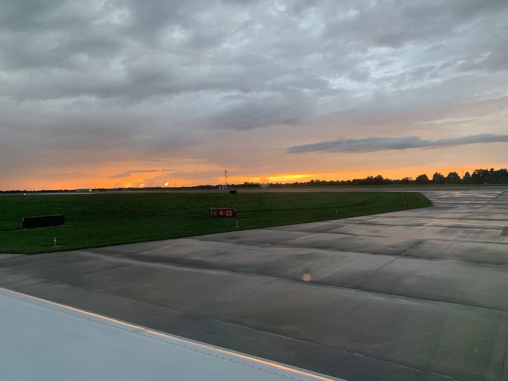 LEX airport tarmac view