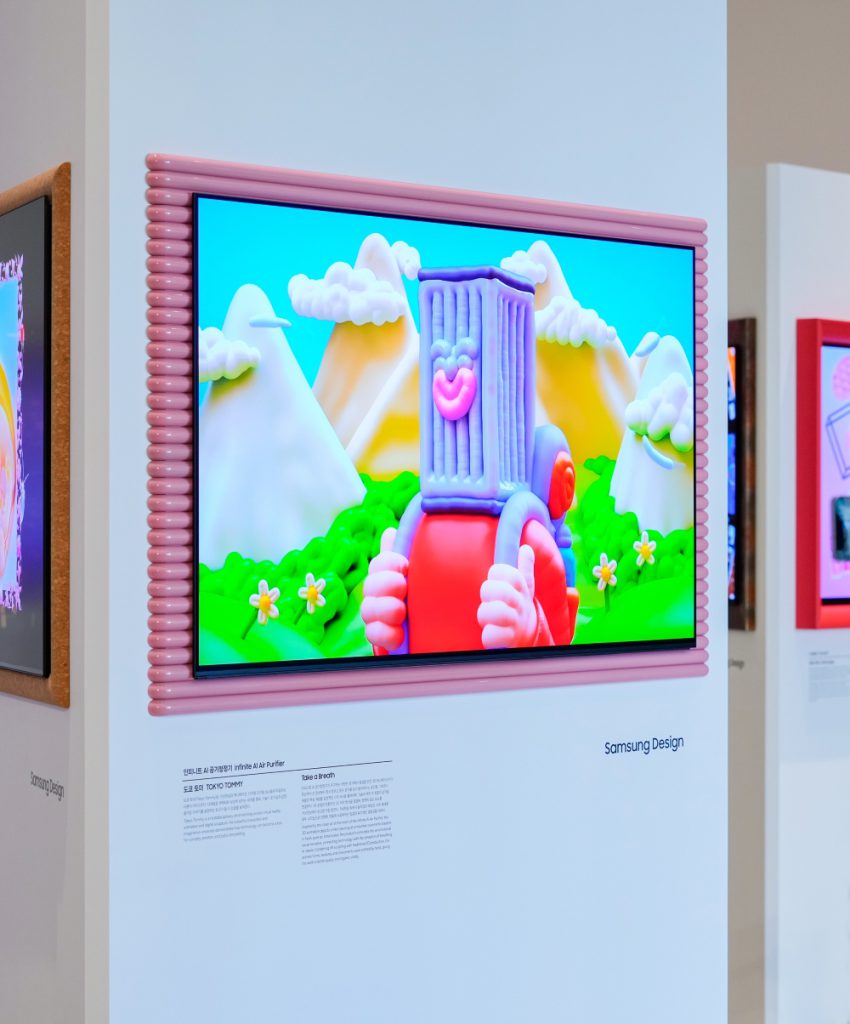Samsung Showcases Art on OLED TVs at Seoul Design Week 2 An image of an artwork by Tommy Tokyo Seoul Design Week 2026