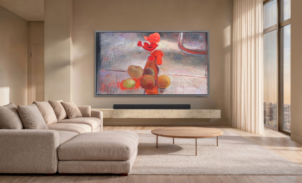 Samsung Art Store Adds 19 Art Basel Paris 2026 Works 1 “Poppies #4” by Elene Shatberashvili on Samsung OLED S95H
