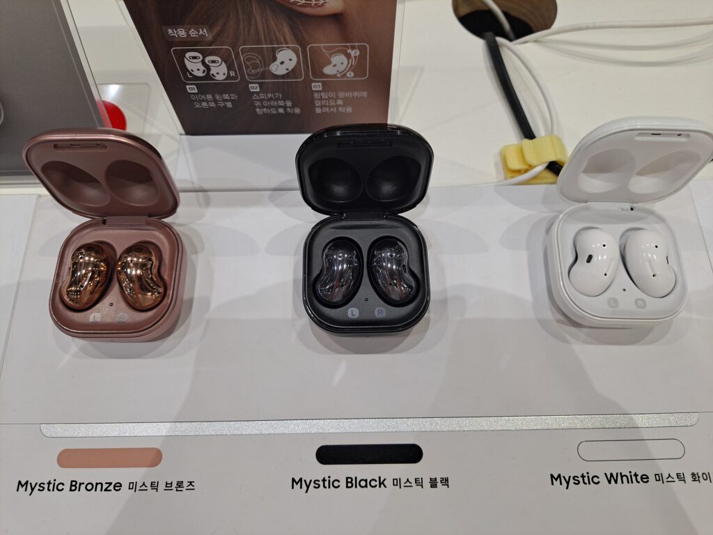 Samsung Galaxy Buds On open-ear clip-on earbuds in black