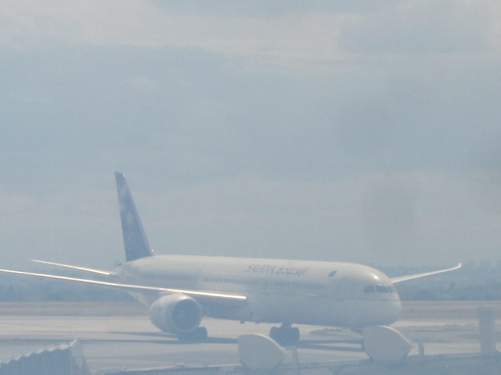 Saudi Corporate Travel Halts as Riyadh Airport Remains Closed 1 Saudi Arabian Airlines Boeing 787 at CDG