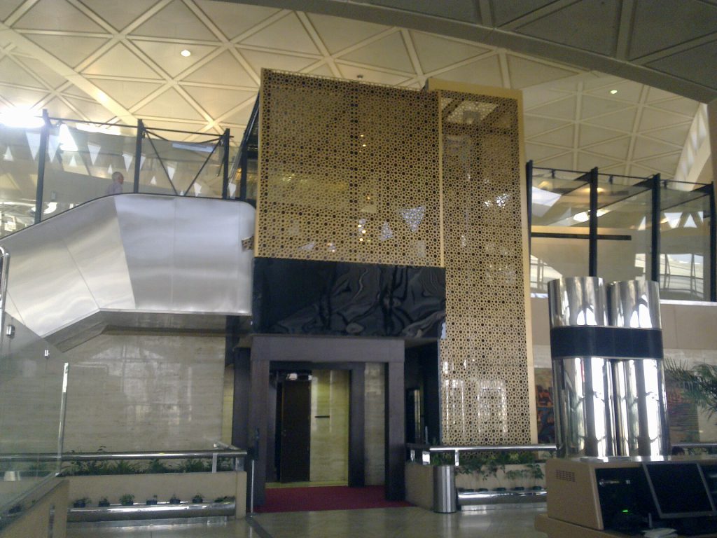 Saudi Corporate Travel Halts as Riyadh Airport Remains Closed Empty terminal at Riyadh King Khalid Airport following closure due to security concerns