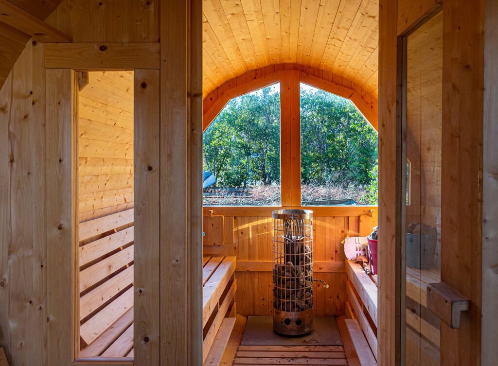 Barrel sauna in Lahälla 6