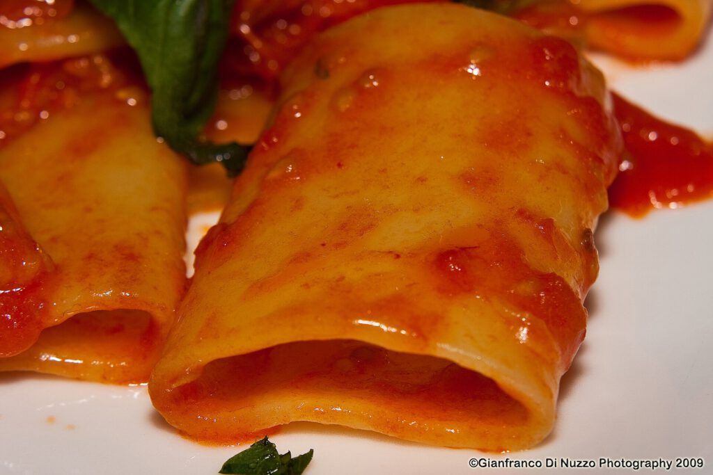 Paccheri di Gragnano al pomodoro