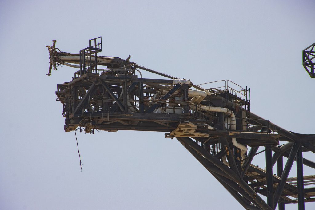SpaceX Starbase integration tower quick disconnect arm
