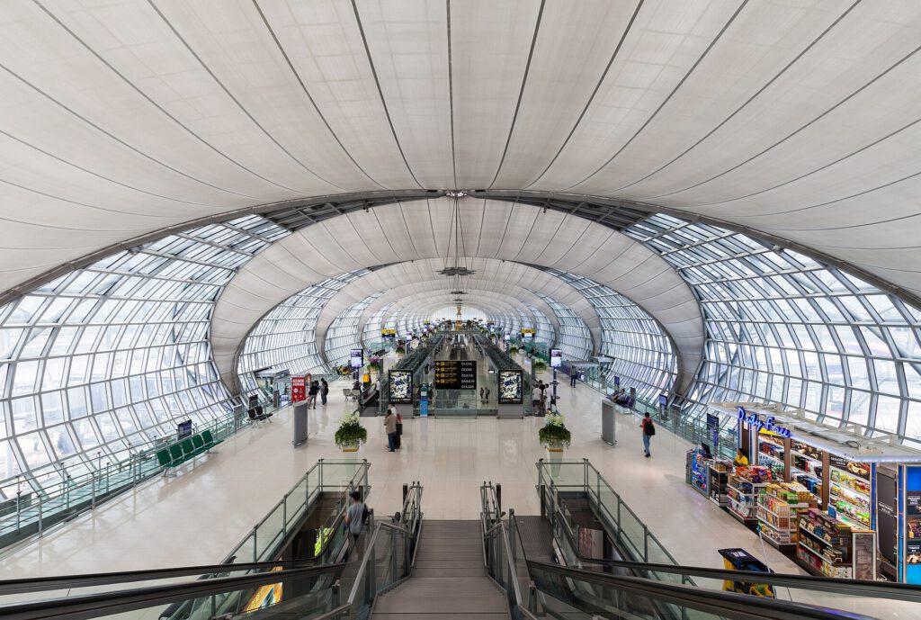 Suvarnabhumi Airport Terminal C interior (I)