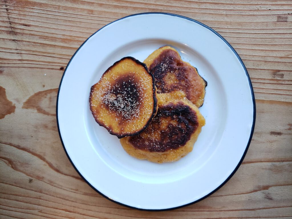 Thomasina Miers shares pumpkin fritters and chocolate cake recipes Pumpkin fritters with chilli relish and dark chocolate pumpkin cake
