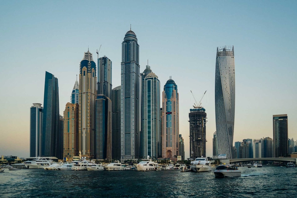 Dubai city skyline