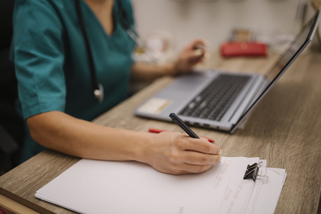 Abstract representation of medical diagnosis and support for ADHD and autism in the UK