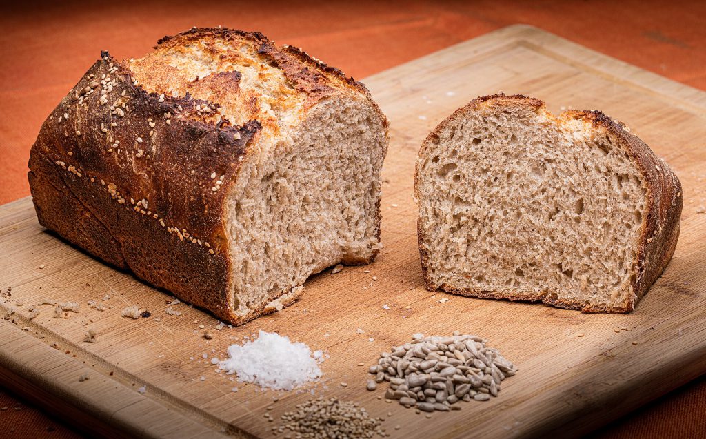 Home made whole grain bread