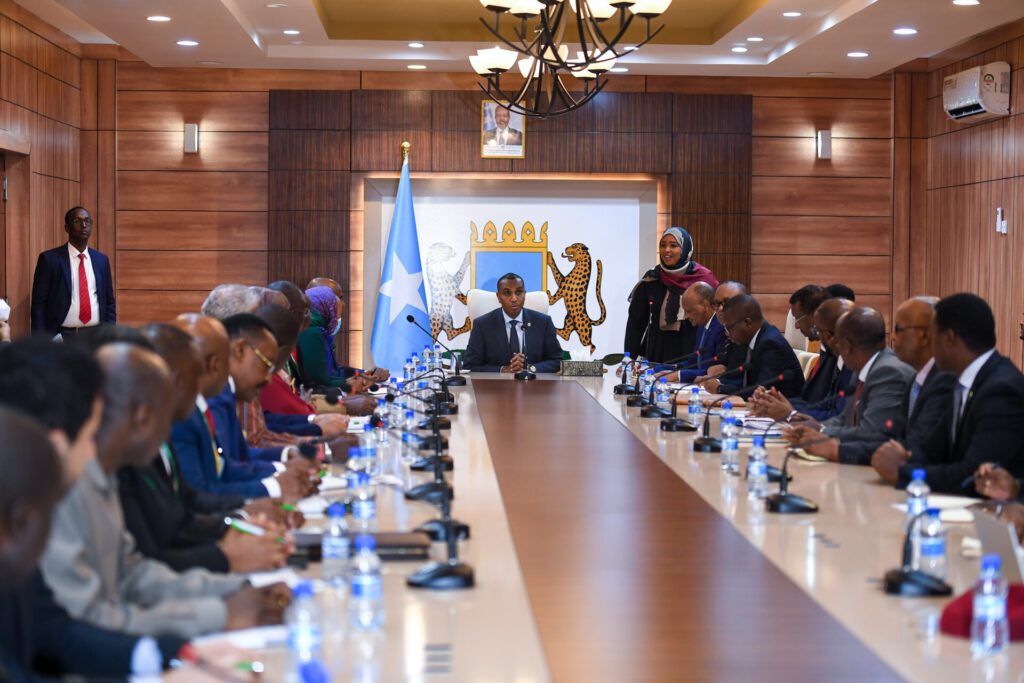 AU delegation meets Somalia Prime Minister to discuss support and collaboration