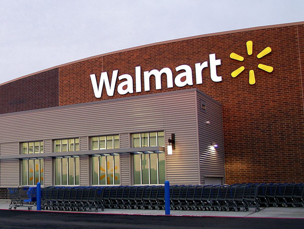 Walmart store exterior