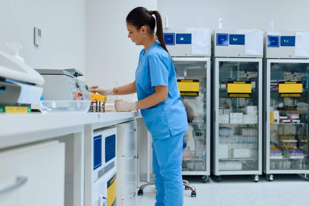 Medical laboratory equipment used for autoimmune testing