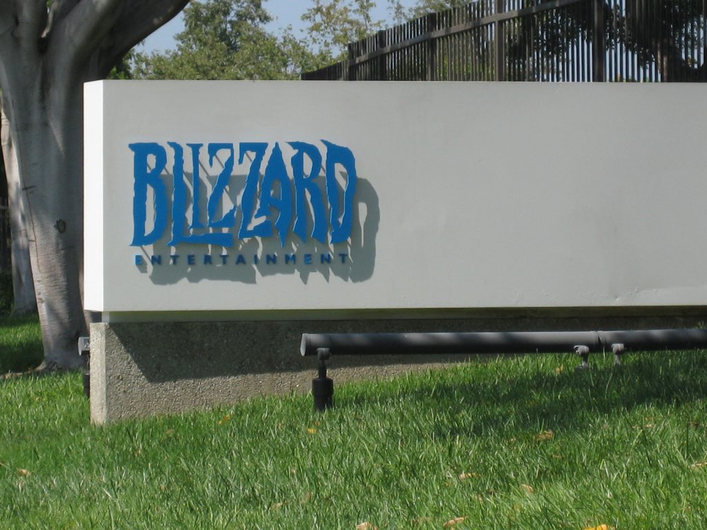 Blizzard sign