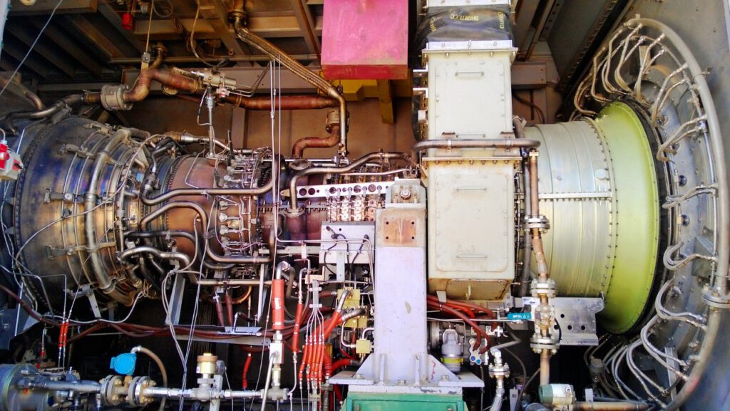 Colossus data center facility with gas turbines