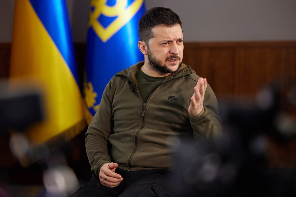 Ukraine's President Zelensky BBC: Blood